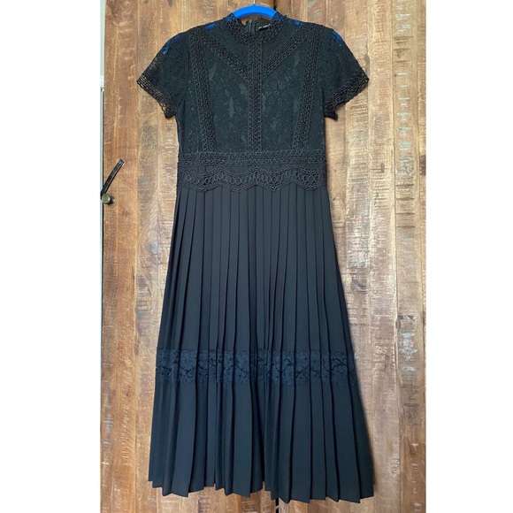 Zara black lace midi - Picture 2 of 5